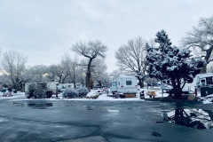 Beautiful Snow at Fallon RV Park